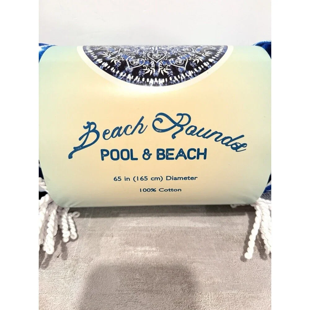 Loft by Loftex Astrid Round Beach Towel 65